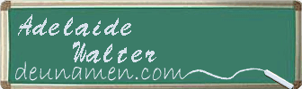 Adelaide Walter Visitenkarte